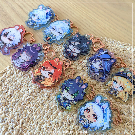 Genshin Bunbun Acrylic Keychains