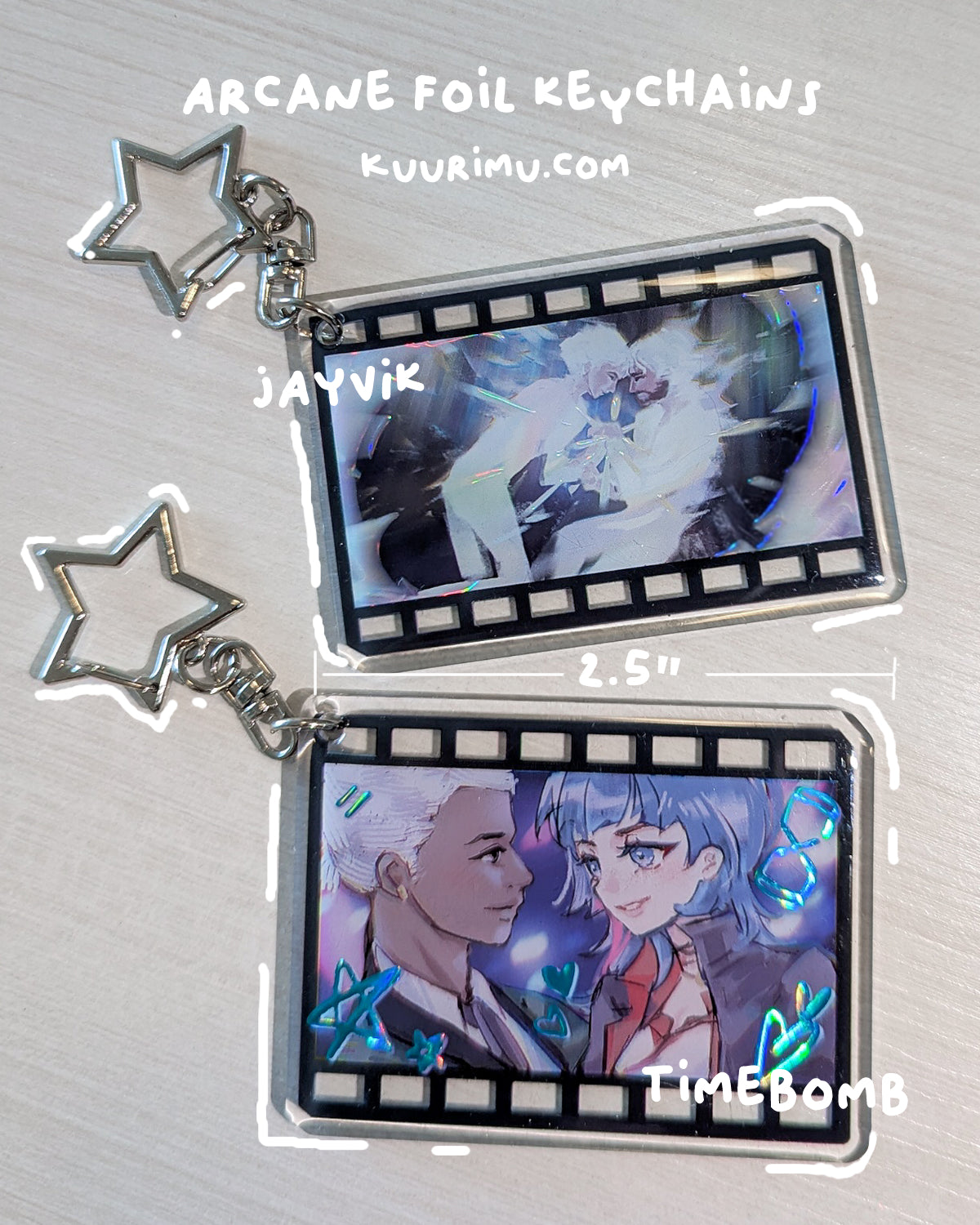 Arcane Foil Keychains - Timebomb Jayvik