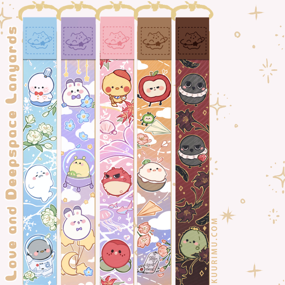 Love and Deepspace Wristlet Lanyards