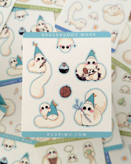 Brushbuddy Sticker Sheet - Witch Hat Atelier