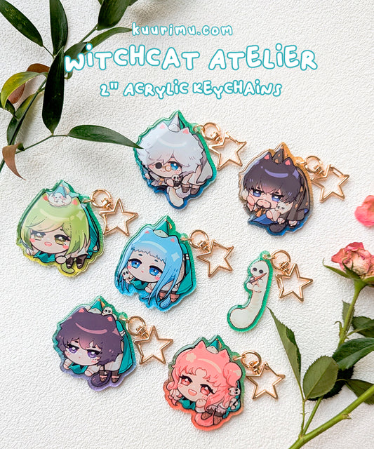 Witchcat Atelier Hanging Keychains & Brushbuddy Phone Grip
