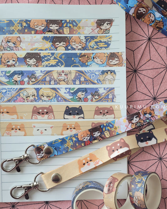 Lanyard and Washi Tape