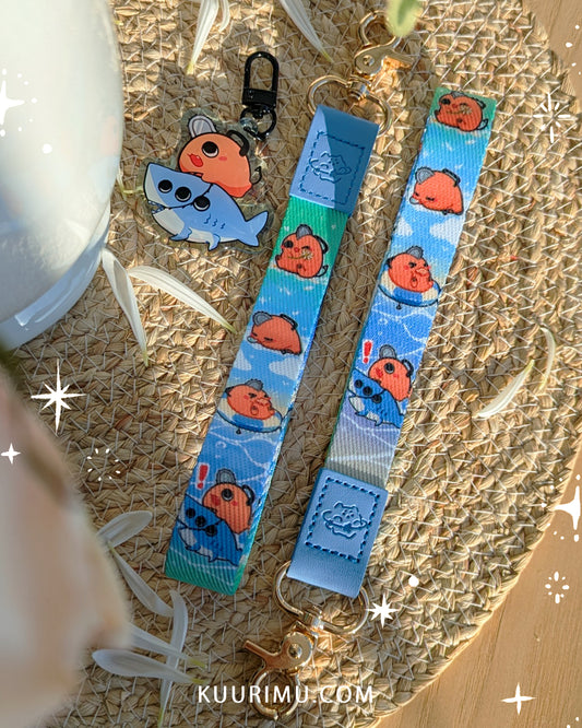 PochiBeam Wristlet Lanyard - Chainsaw Man