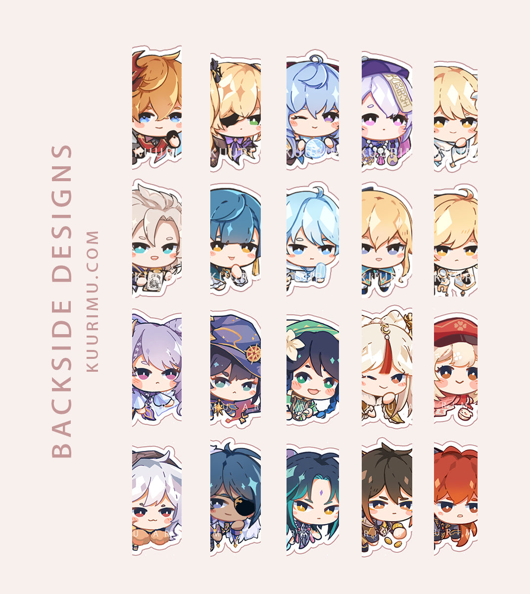 Genshin Impact Acrylic Charms