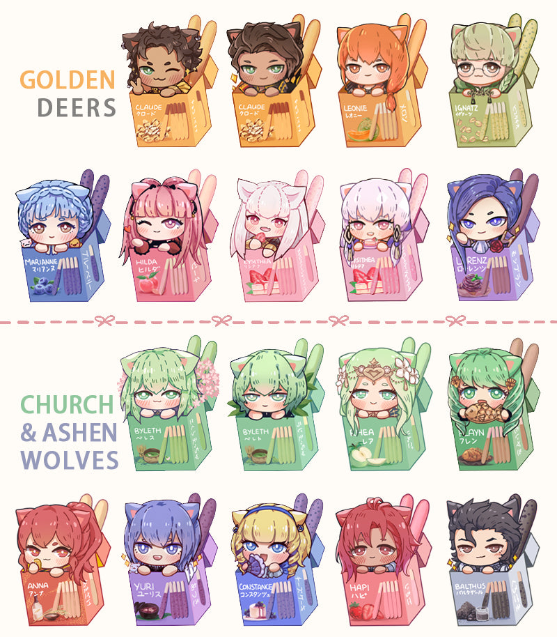 FE3H Pawky Acrylic Charms