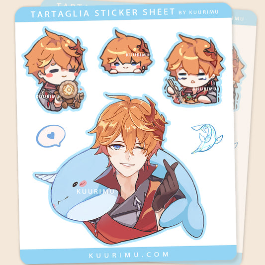 Tartaglia Sticker Sheet