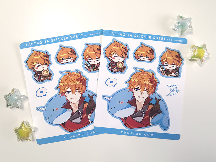 Tartaglia Sticker Sheet