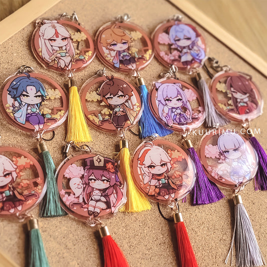 Tassel Acrylic Charms - Genshin Impact