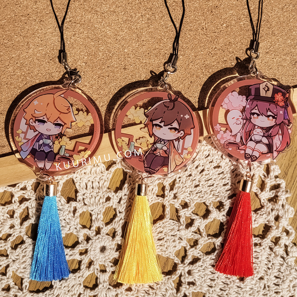 Tassel Acrylic Charms - Genshin Impact
