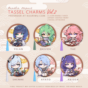 Tassel Acrylic Charms v2 - Genshin Impact