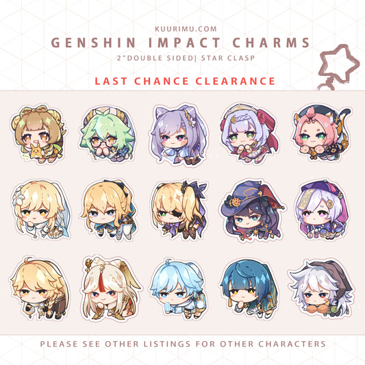 BF - Hanging Genshin Impact Charms