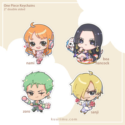 One Piece Acrylic Keychains vol 2