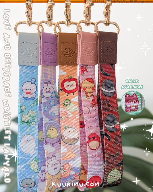 Love and Deepspace Wristlet Lanyards