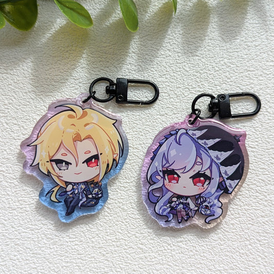 Zenless Zone Zero Keychains - Hugo and Vivian