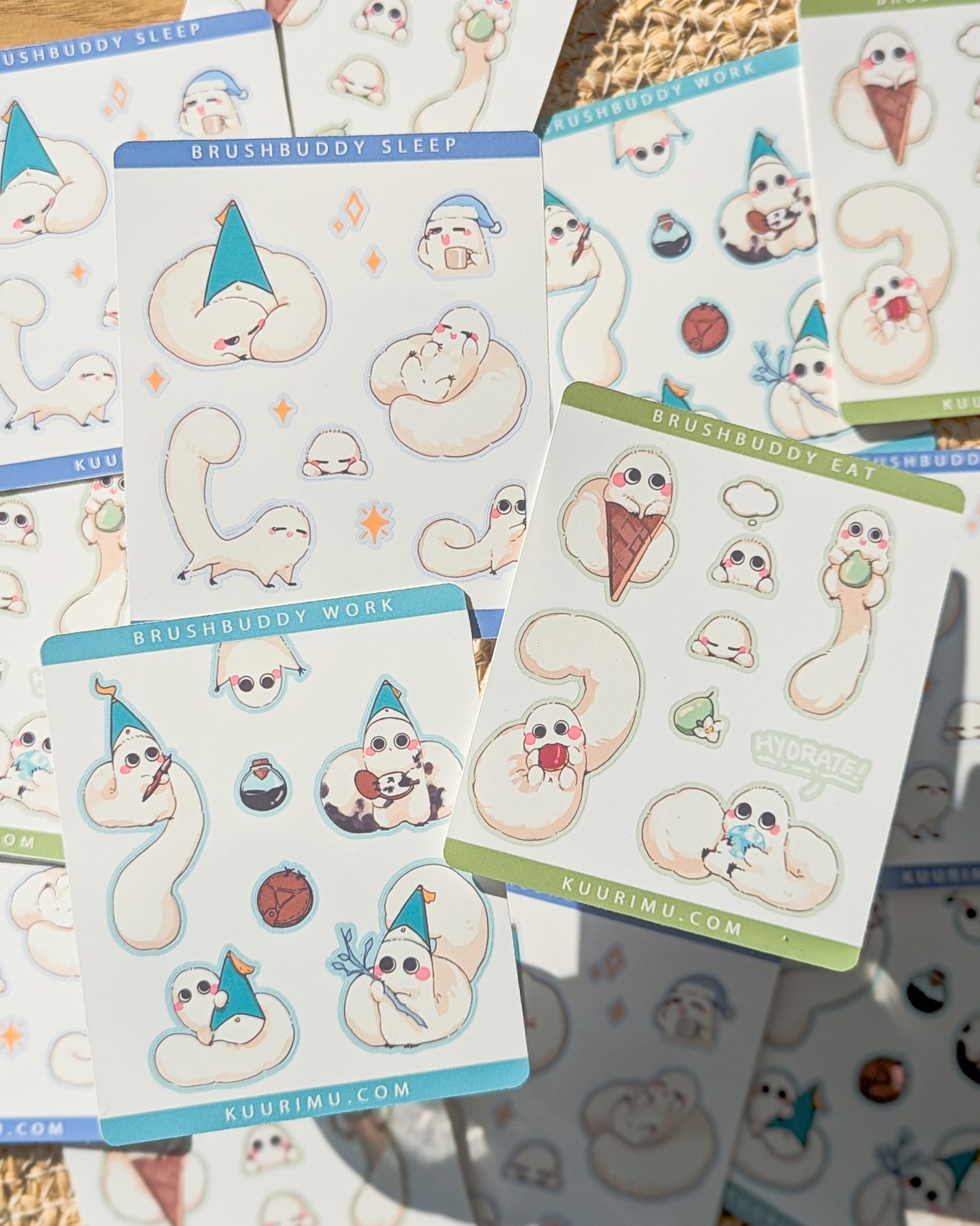 Brushbuddy Sticker Sheet - Witch Hat Atelier