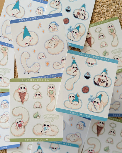 Brushbuddy Sticker Sheet - Witch Hat Atelier