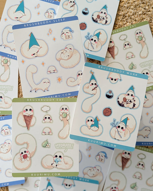 Brushbuddy Sticker Sheet - Witch Hat Atelier