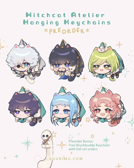 Witchcat Atelier Hanging Keychains [PREORDER]