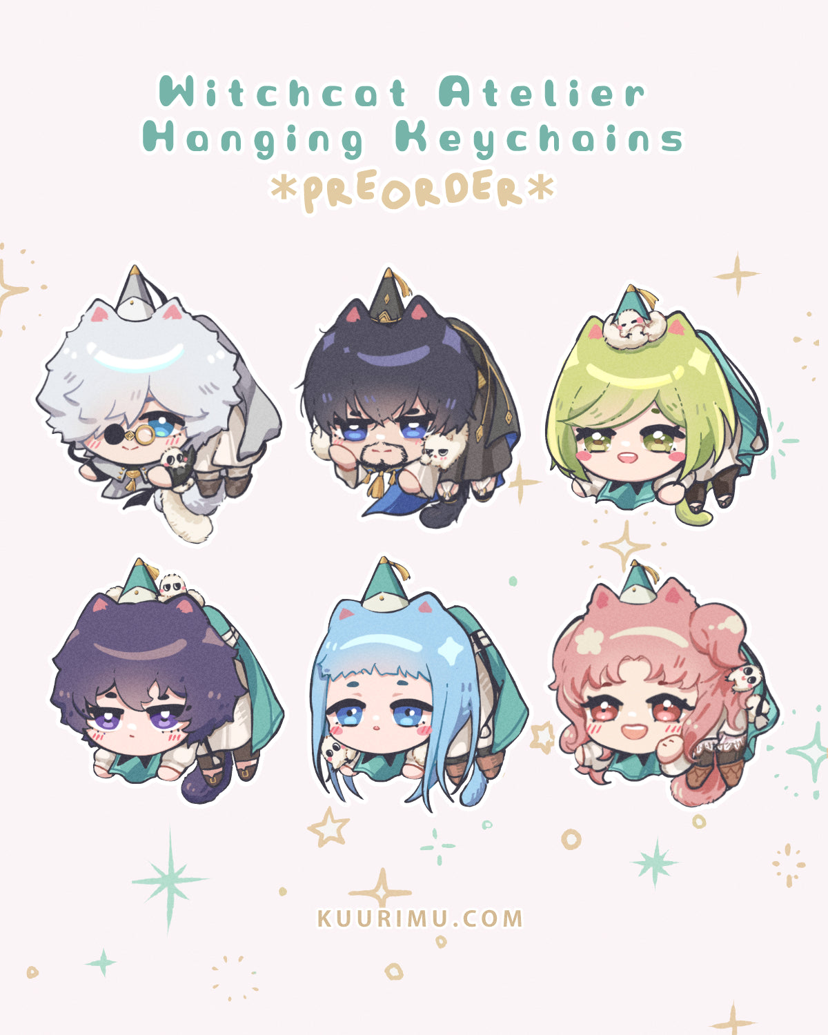 Witchcat Atelier Hanging Keychains [PREORDER]