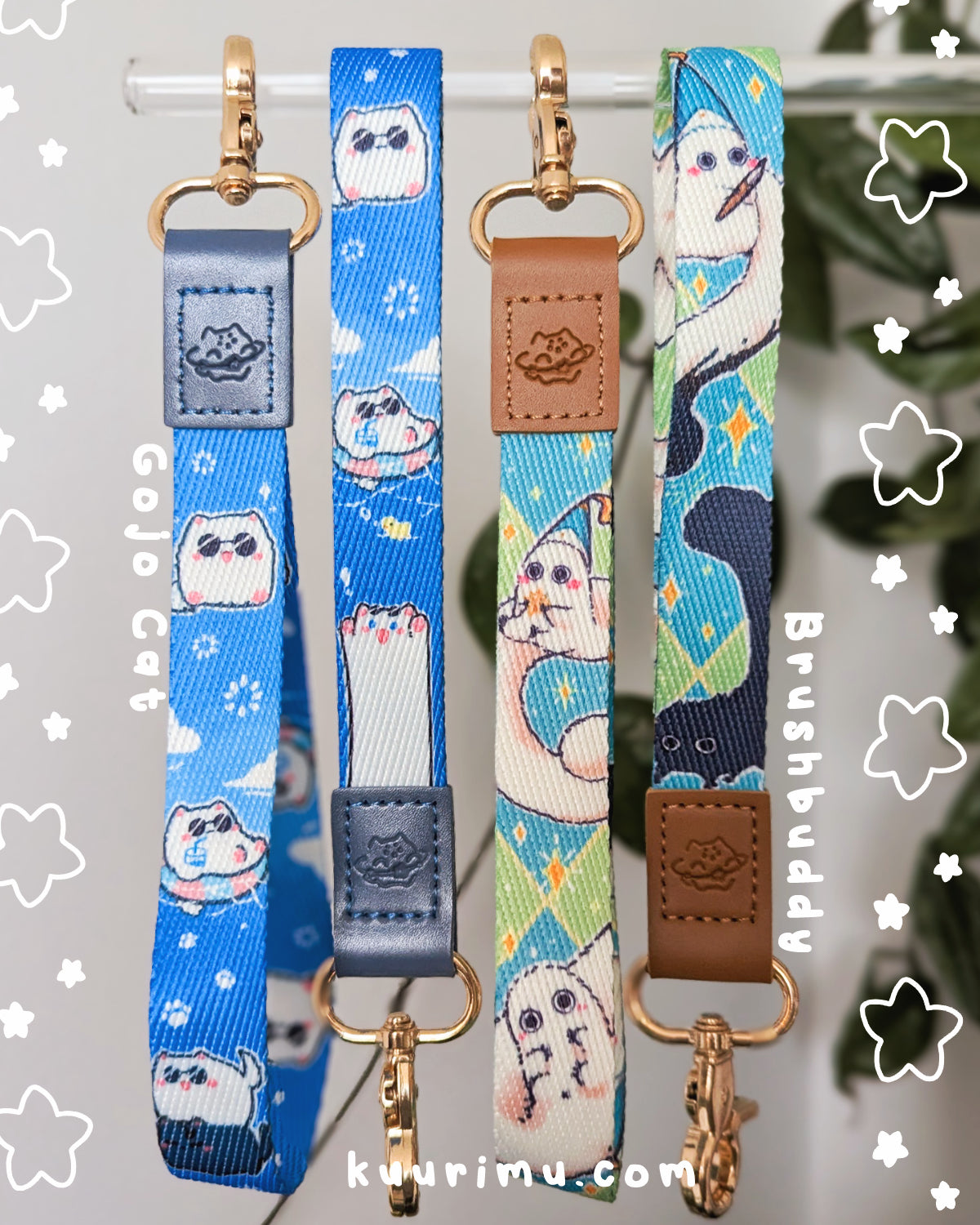 Gojo Cat Wristlet Lanyard - JJK