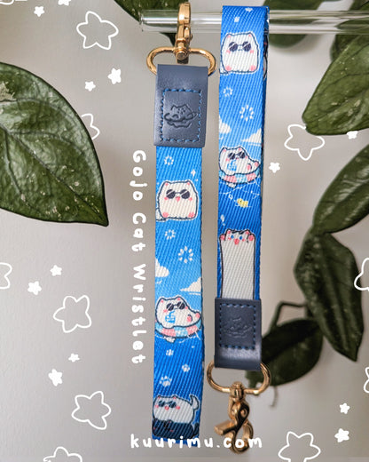 Gojo Cat Wristlet Lanyard - JJK