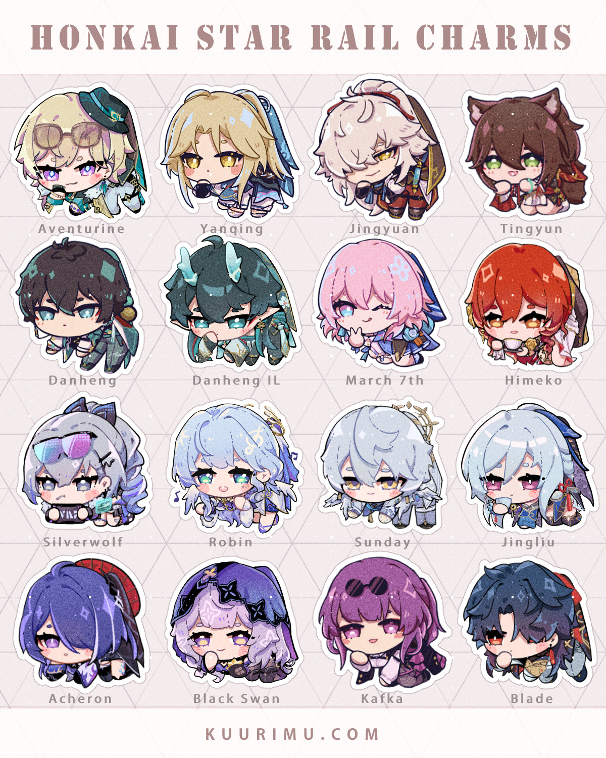 BF - Honkai Star Rail Charms