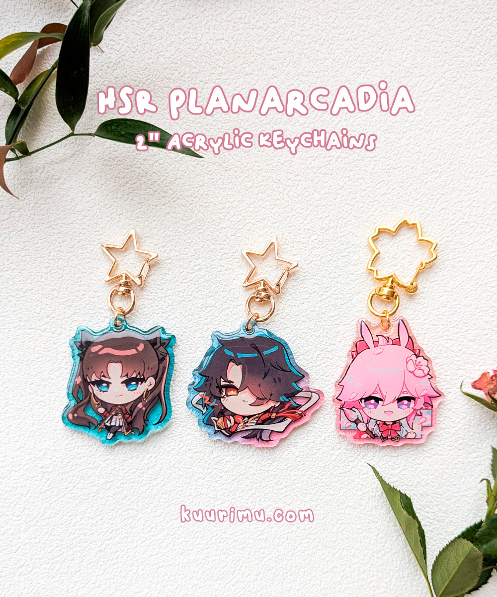 Planarcadia Keychains (HSR)