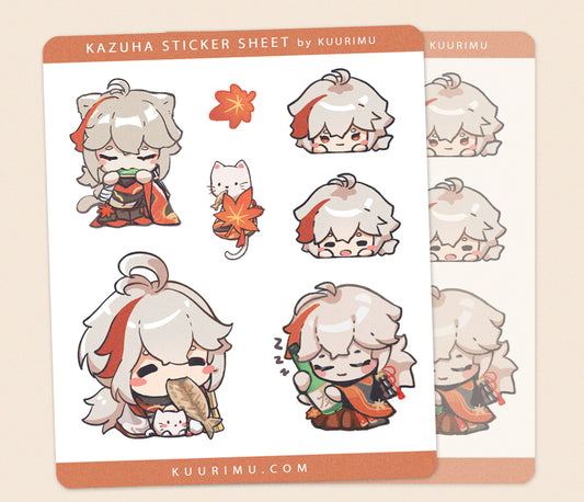 Kazuha Sticker Sheet