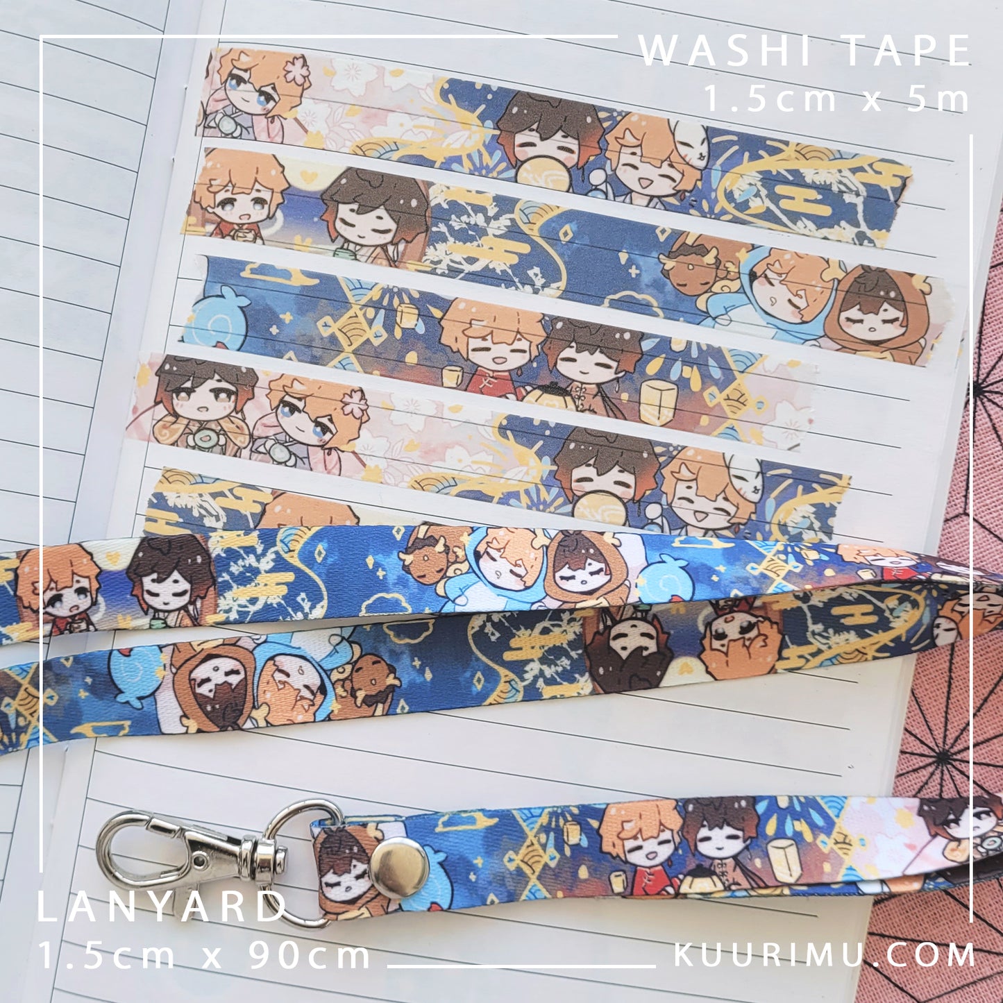 Lanyard and Washi Tape