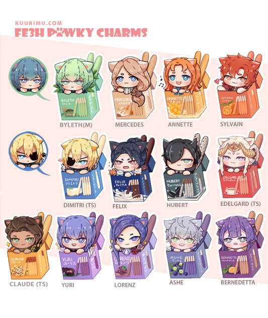 FE3H Pawky Acrylic Charms
