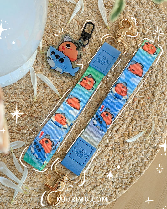 PochiBeam Wristlet Lanyard - Chainsaw Man