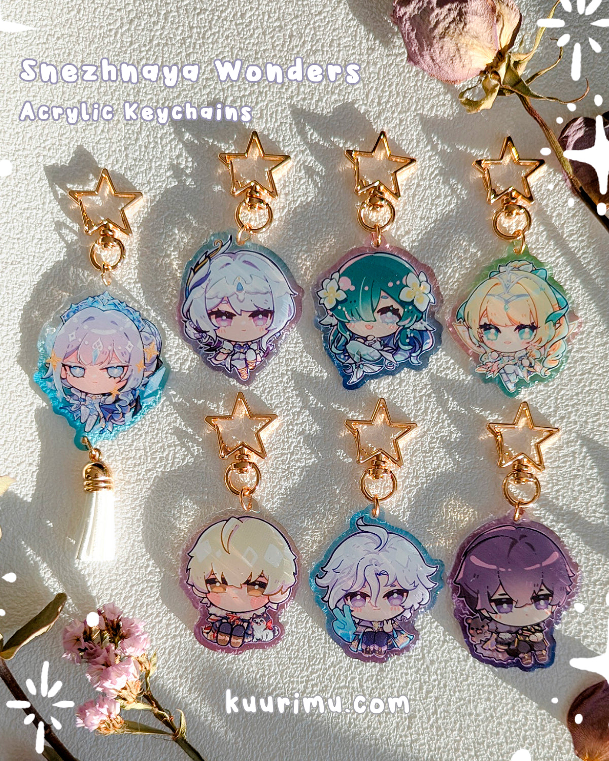 Snezhnaya Wonders - Genshin Impact Keychains