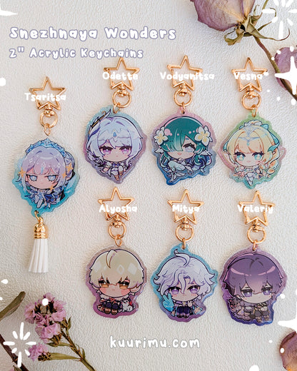 Snezhnaya Wonders - Genshin Impact Keychains