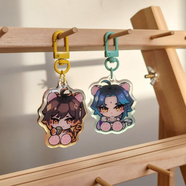 Acrylic Keychain - Liyue Tigers
