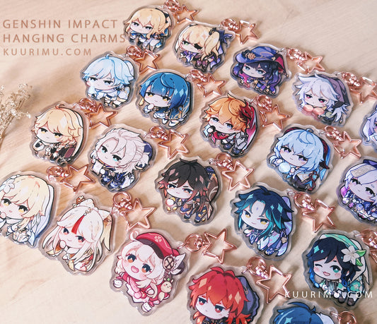 Genshin Impact Acrylic Charms